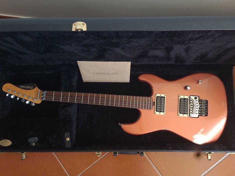 Guitarra elétrica Friedman Cali Aged Copper 2018 USA Custom HH