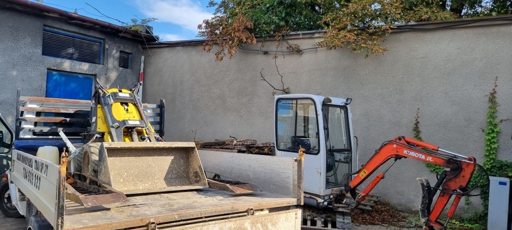 Uslugi minikoparka transport