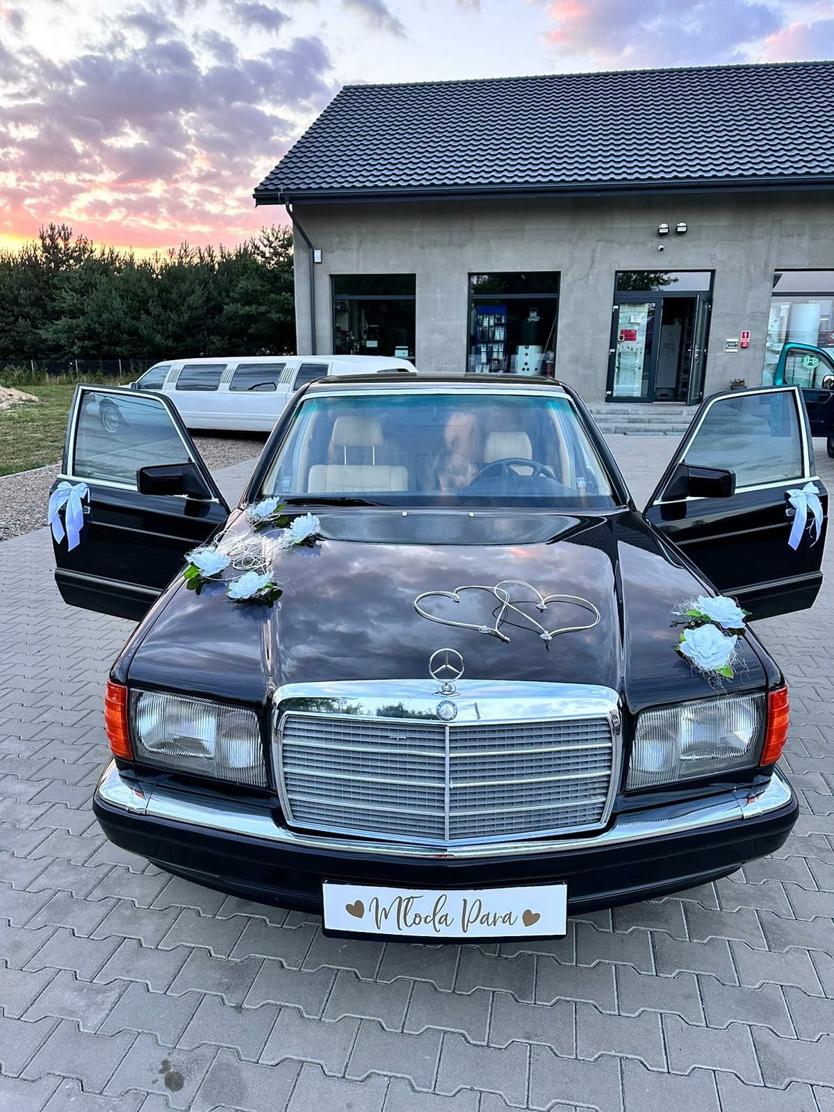 Mercedes do ślubu W126 z 1986r