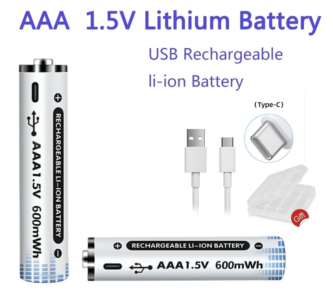 Батарейки , акумулятори ААА 1.5v