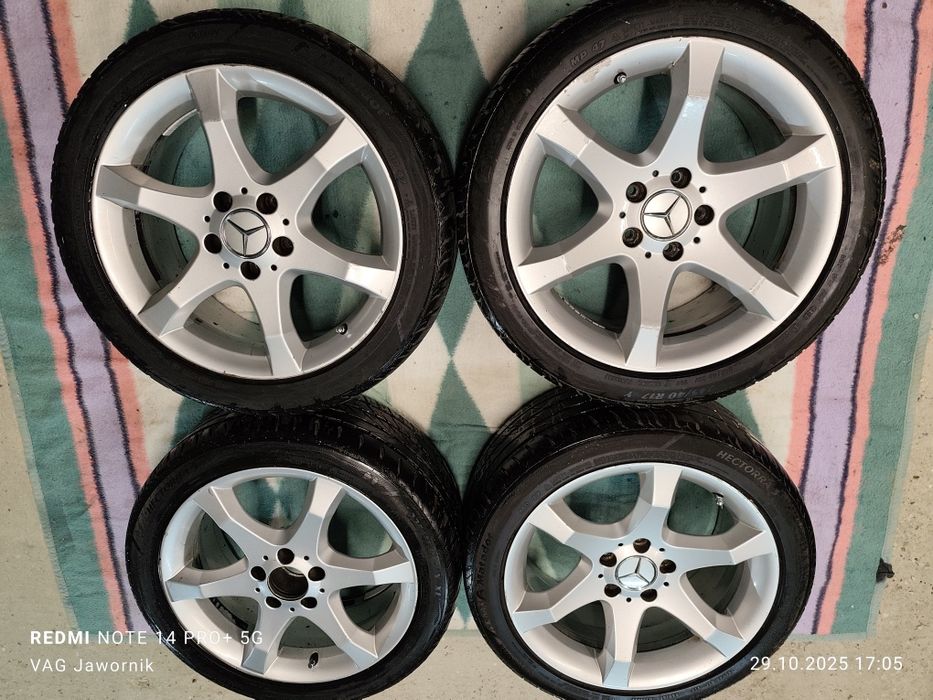 Koła felgi Mercedes R17 W203 5x112 8.5j + 7.5j dwie szerokości