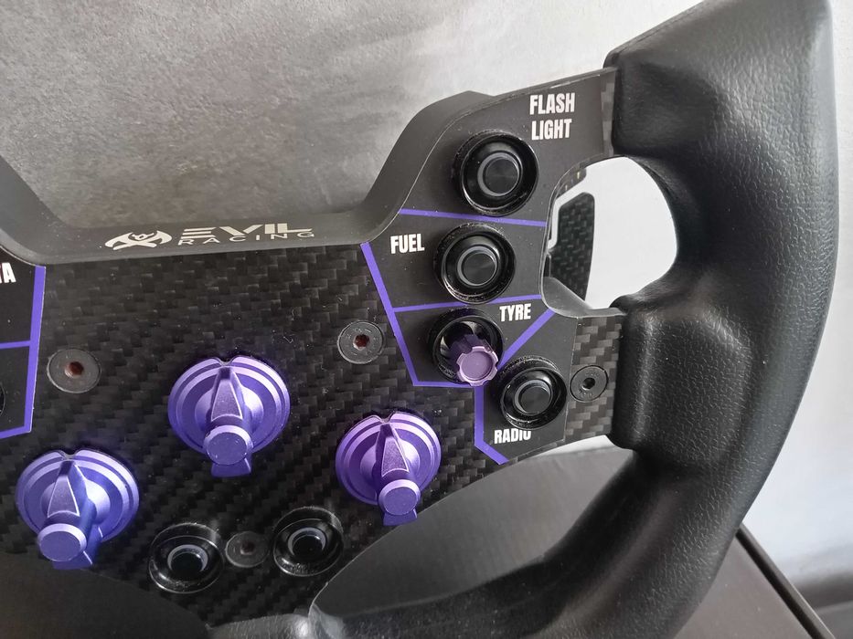 Kierownica simracing Evil Racing DGT v2f Dual Clutch Dan Suzuki Editio