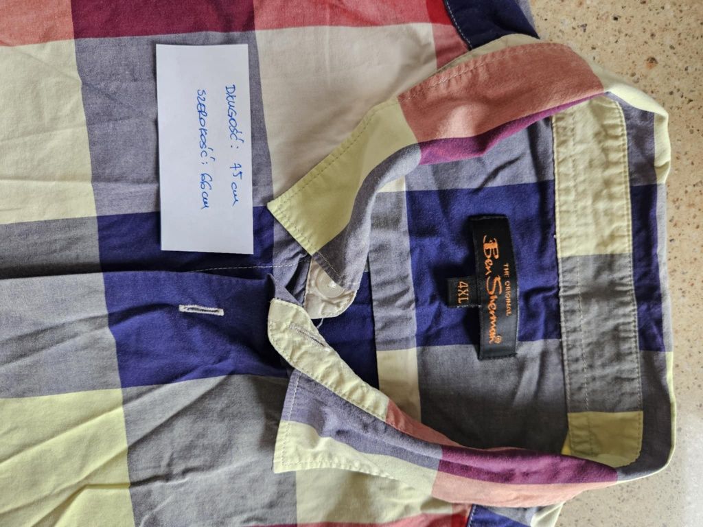 Koszula z krótkim rękawem Ben Sherman xxl klasyk UK krata