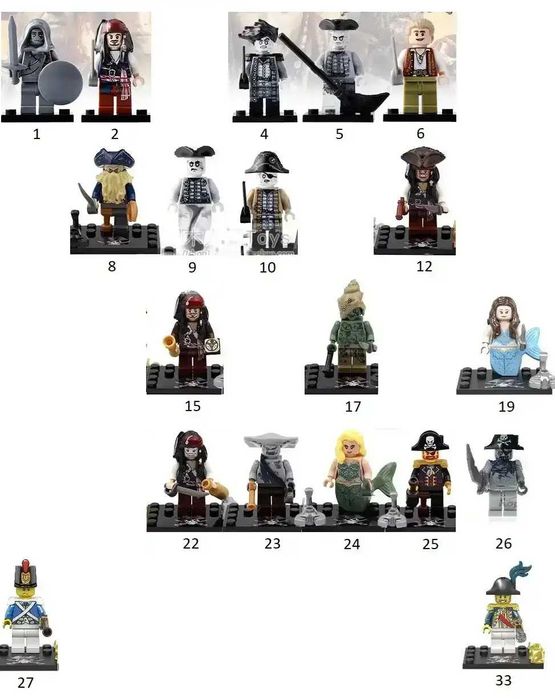 Лего Пираты карибского моря (Lego Pirates of the Caribbean)