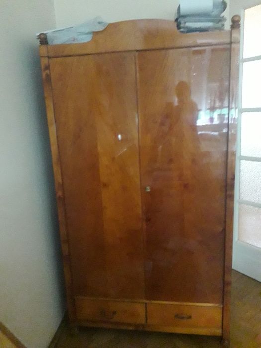 Ars Mebel szafa ubraniowa drewno brzoza styl kolonialny jak nowa