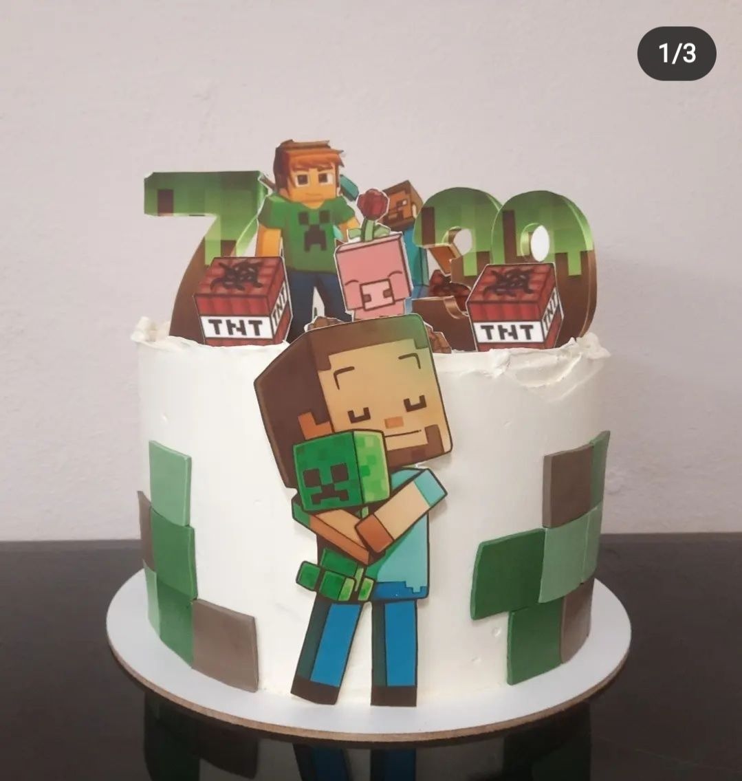 Torty Minecraft od 6 porcji