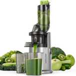 AIRMSEN Slow Juicer wyciskarka wolnoobrotowa 82mm srebrna całe owoce 4