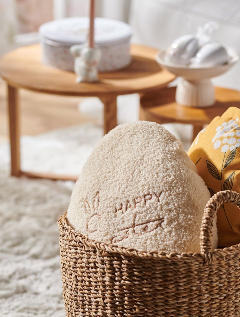 Декоративна подушка Happy Easter на Пасху, Великдень