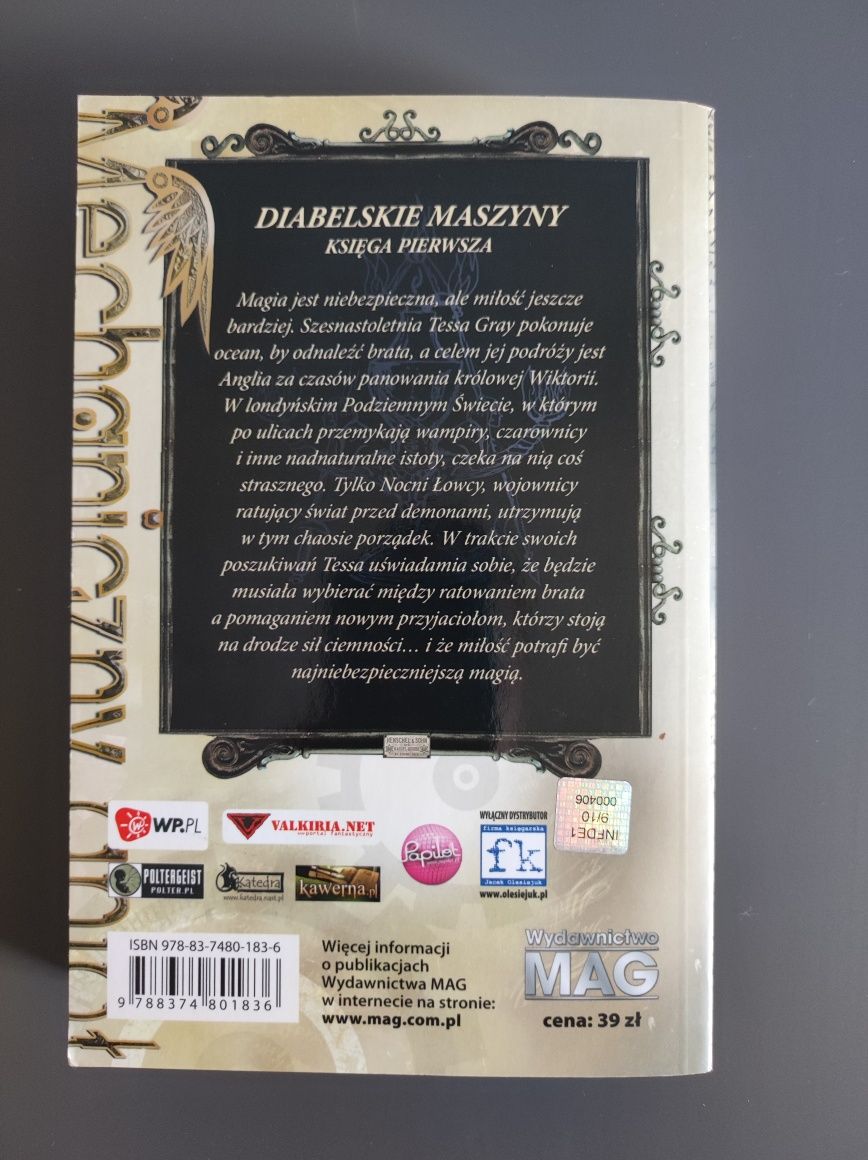 Cassandra Clare Mechaniczny anioł