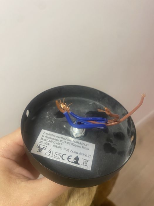 Lampa Małpa Szympans handmade jedyna w swoim rodzaju