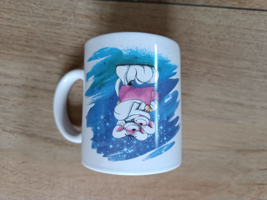 Kubek Diddl ich liebe Dich wysokość 9 cm średnica 8 cm