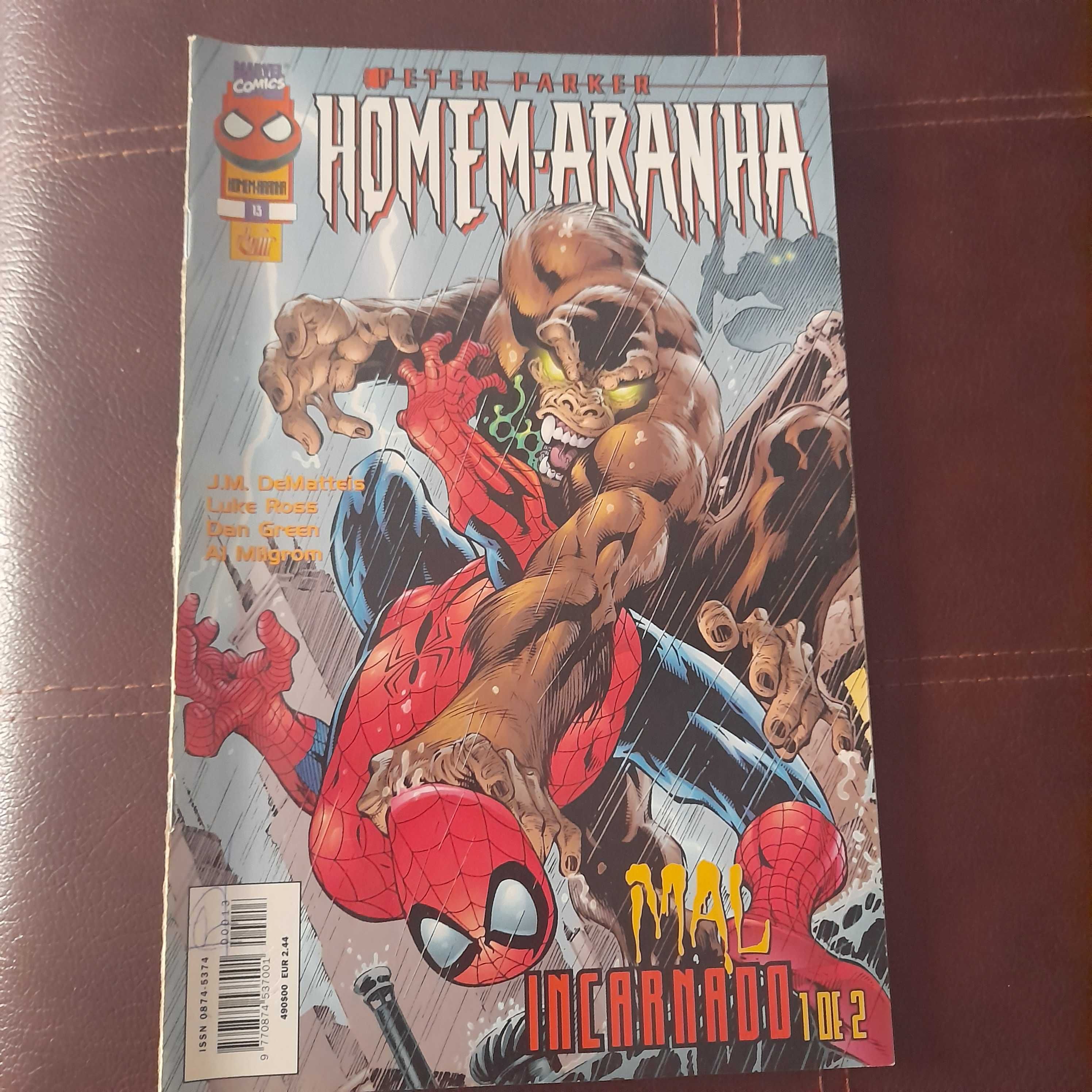 Várias banda desenhadas Marvel e outras. Em estado razoável