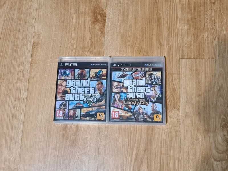 Playstation 3 gry Gta 5 i Gta liberty city stories gry 100 sprawne ps3