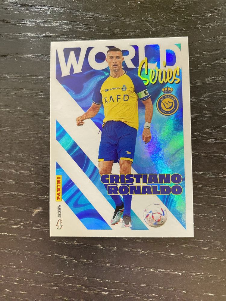 Cromo Cristiano Ronaldo World Series Sticker Cr7 Panini Al Nassr