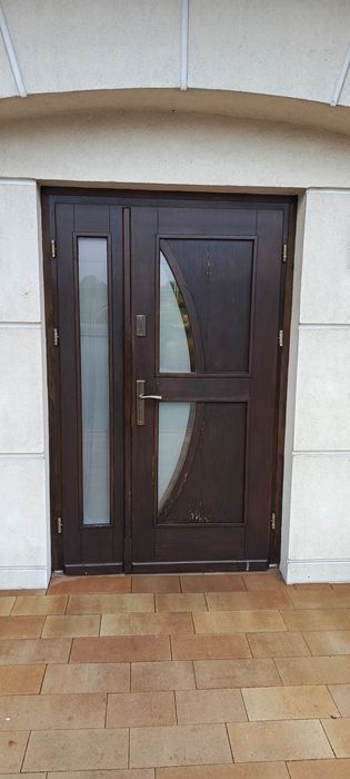 Drzwi zewnętrzne używane do domu