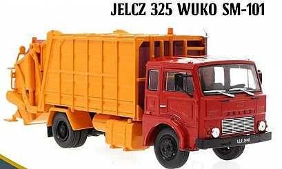 Model+gazetka JELCZ 325 WUKO SM-101 skala 1:43 Kultowe ciężarówki PRLu
