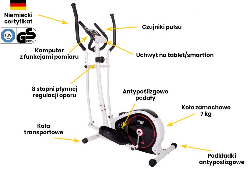 Orbitrek elektromagnetyczny ct3