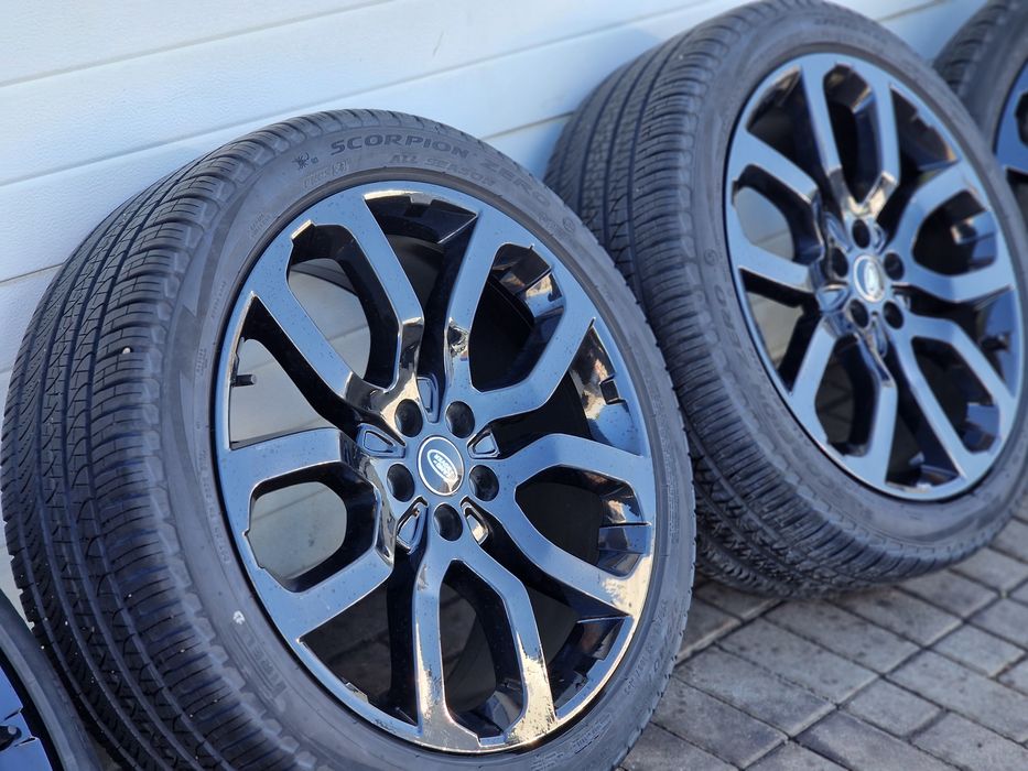 Felgi Koła 22" 5x120 9,5j et49 opony Pirelli 275/40 Range rover sport