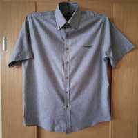 Koszula męska PIERRE CARDIN - rozmiar L - krótki rękaw