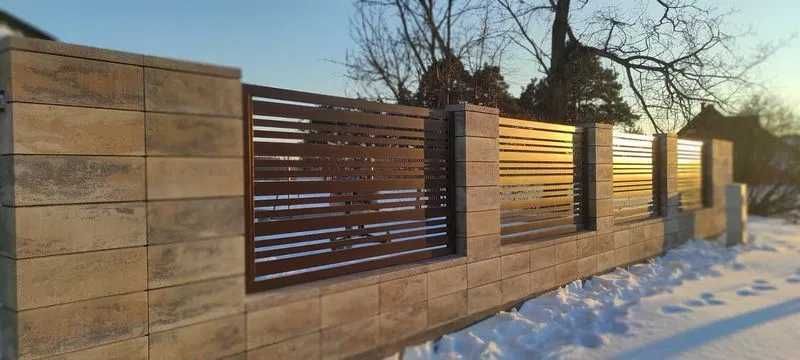 Ogrodzenie Brama Furtka Przęsła Balustrada Barierka Montaż