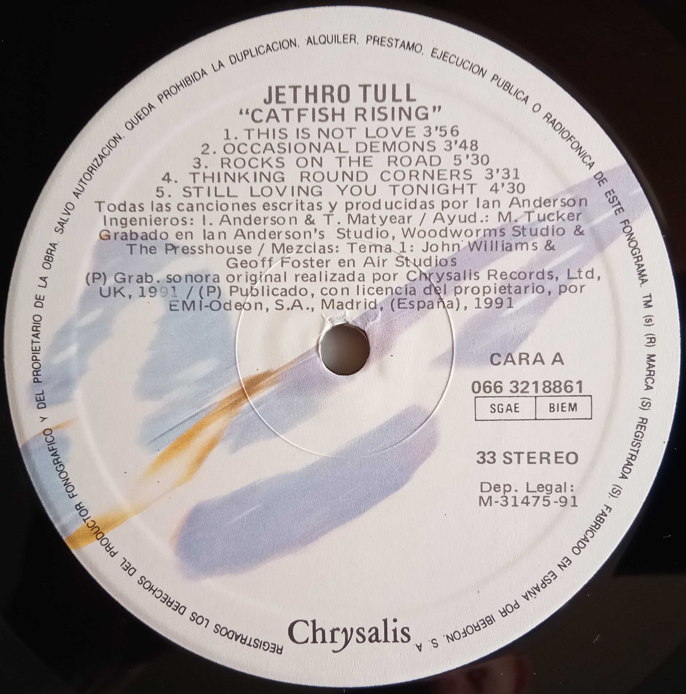 Jethro Tull - - - - - Catfish Rising - - - - - LP
