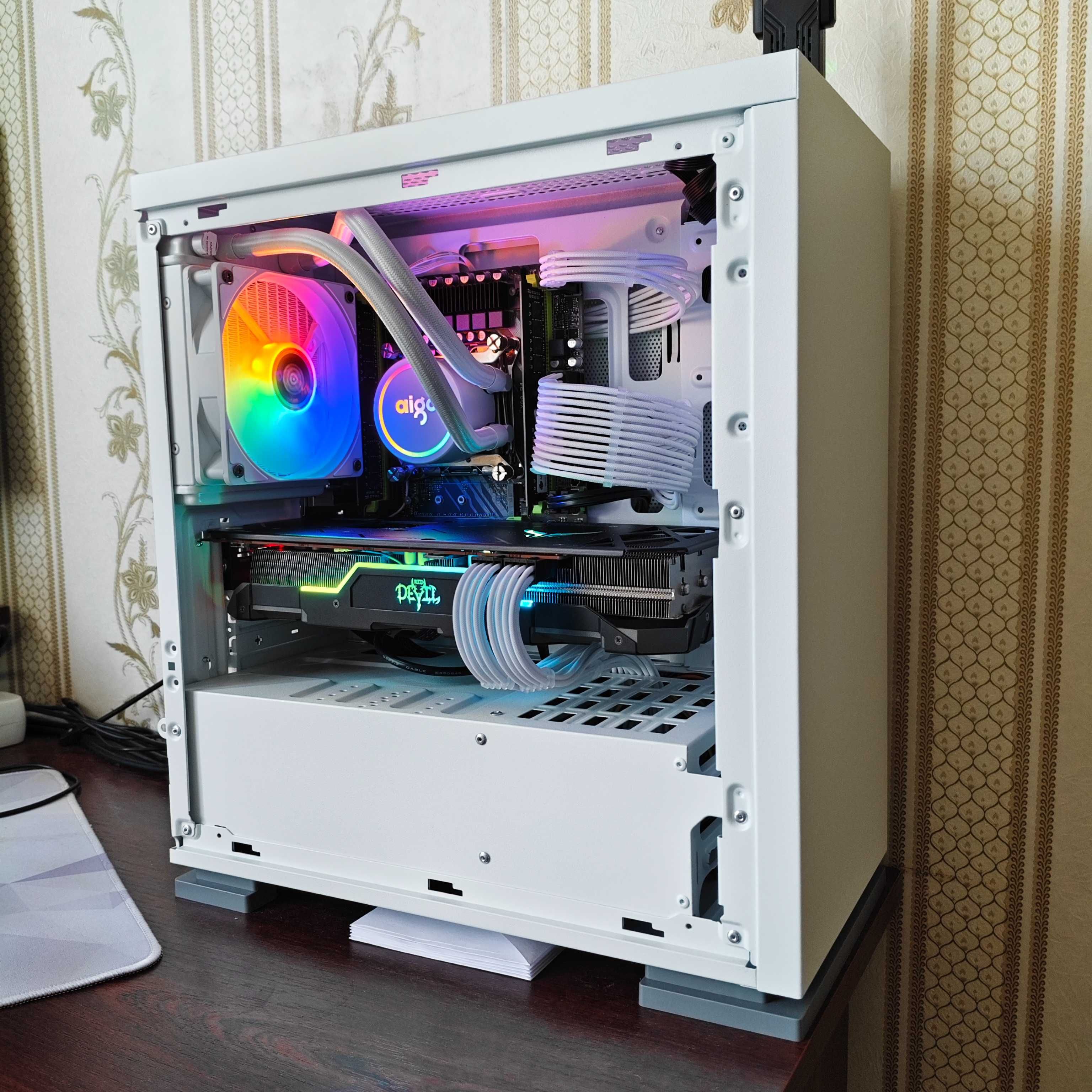 LGA2011-3, x99 Xeon 2680v3, 24 ядра, RX5700XT 8Gb, 16 RAM, SSD, HDD