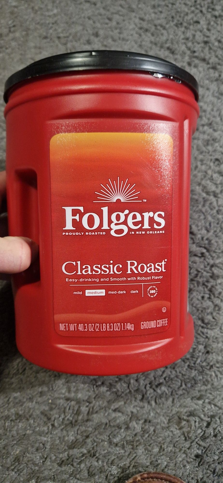 Genialna kawa  z USA Folgers Classic Roast 1.14 KG