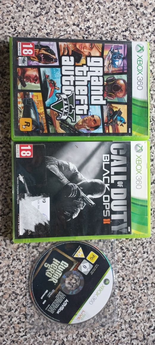Grand theft auto 5/Call of duty black ops 2/Guitar hero 5 Xbox 360