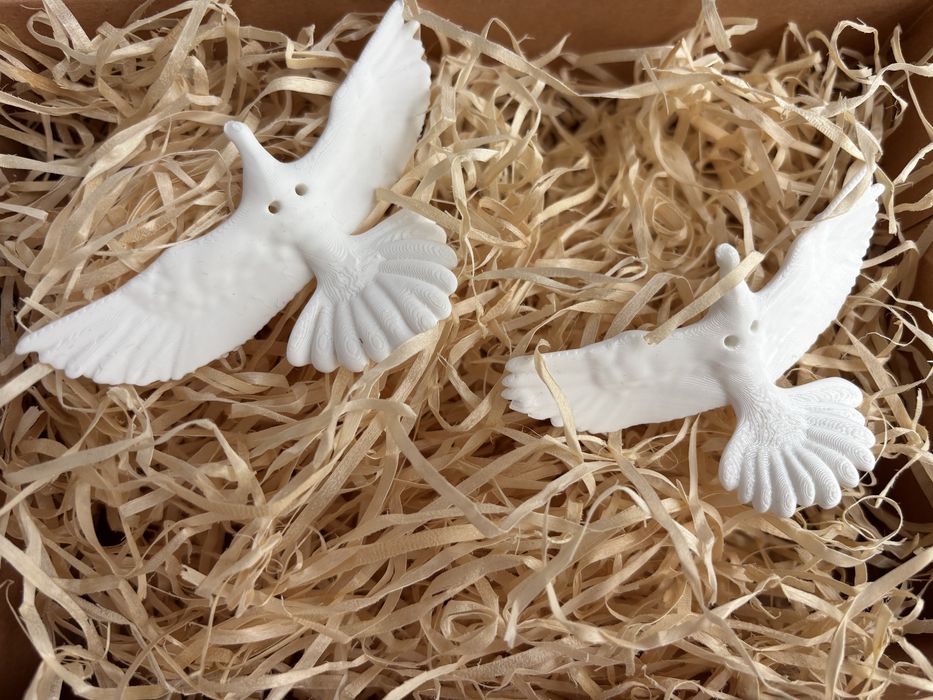 Дві голубки Один вдома Ялинкові прикраси 3D-друк Новорічні іграшки