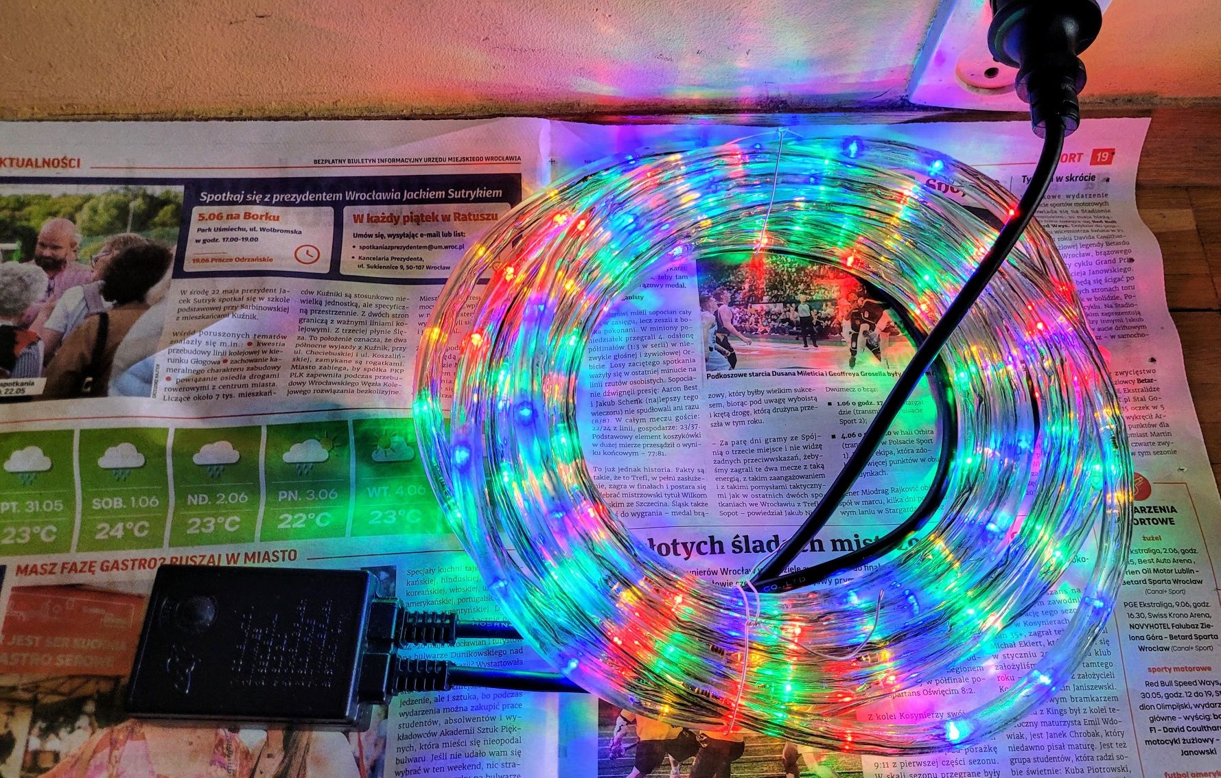Wąż świetlny LED 5 m