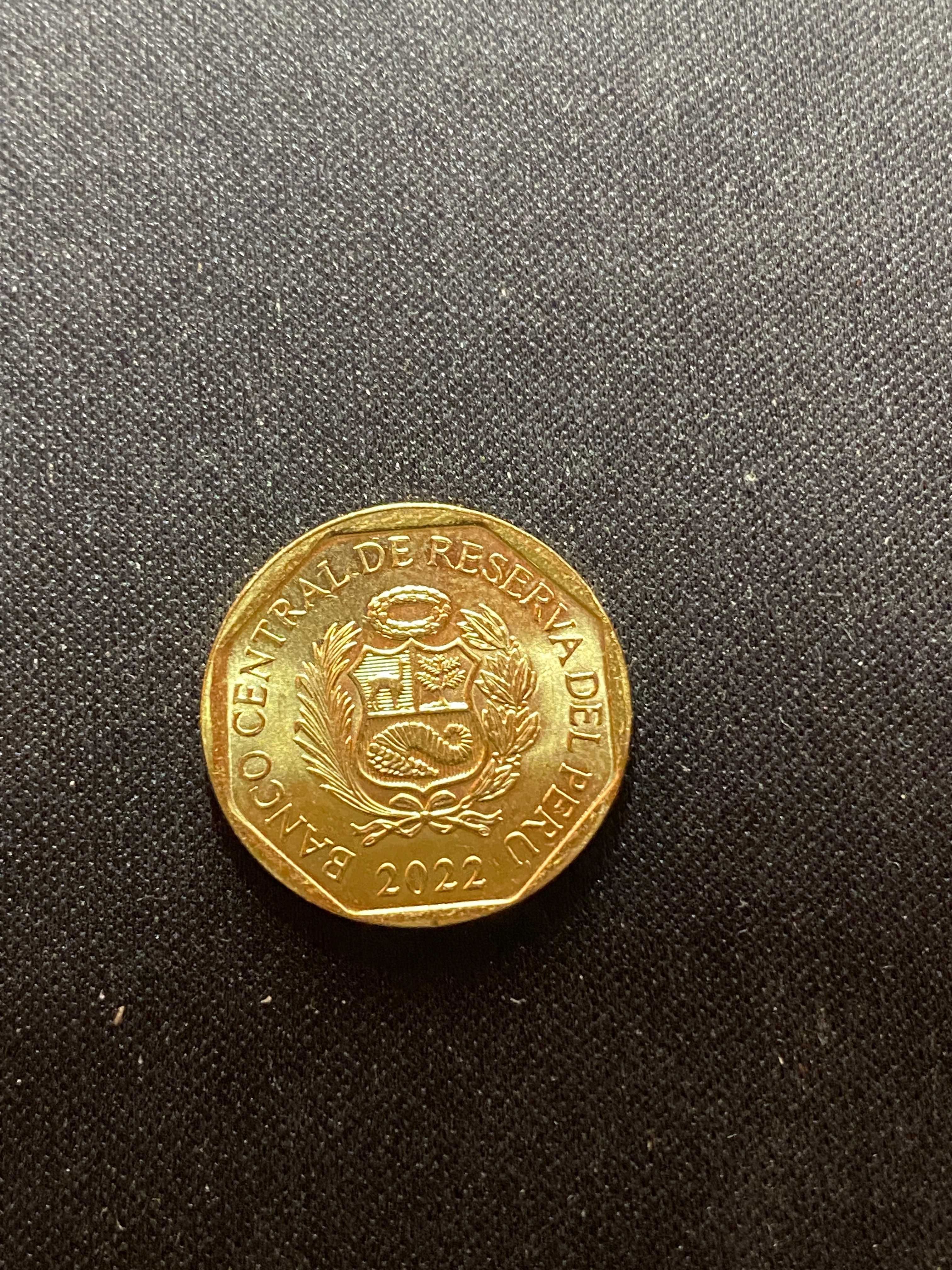 Moneta Peru - 10 centimos 2022 UNC