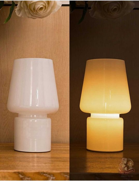 Lampa Stołowa Szklana