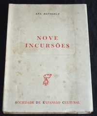 Livro Nove Incursões Ana Hatherly 1ª edição 1962