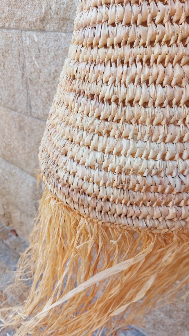 Abajur em palma novo