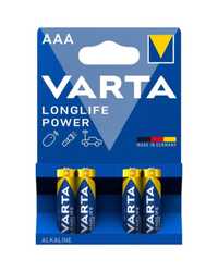 Батарейка Varta Longlife Power AAA BLI 4 Alkaline