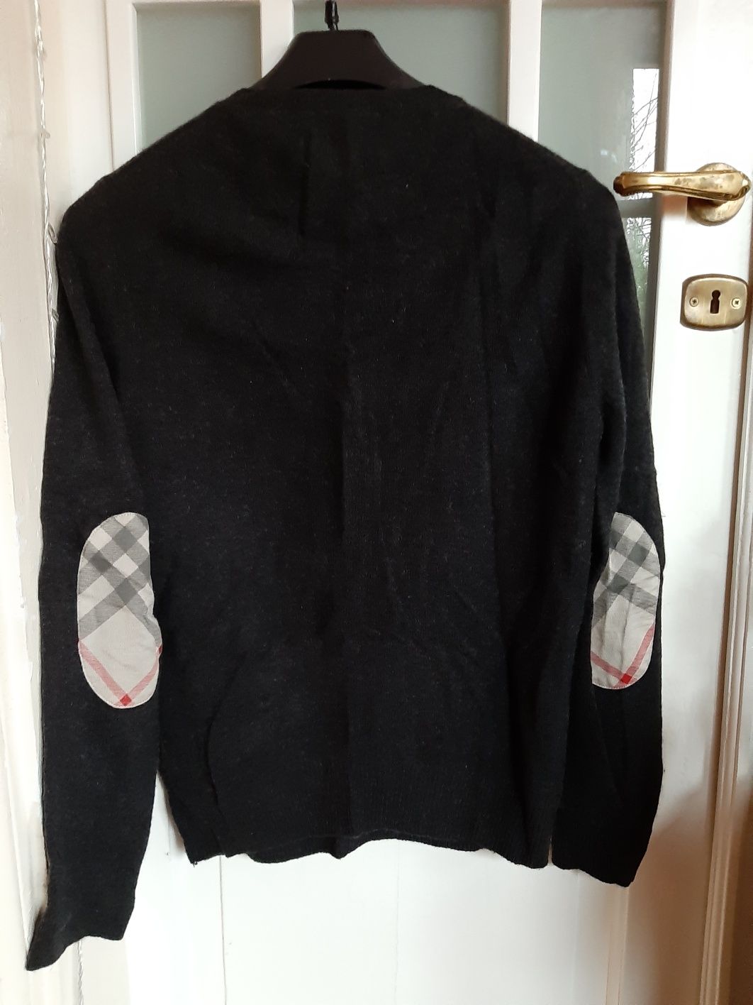 Burberry sweter szary L 100% oryg nr seryjny piekny