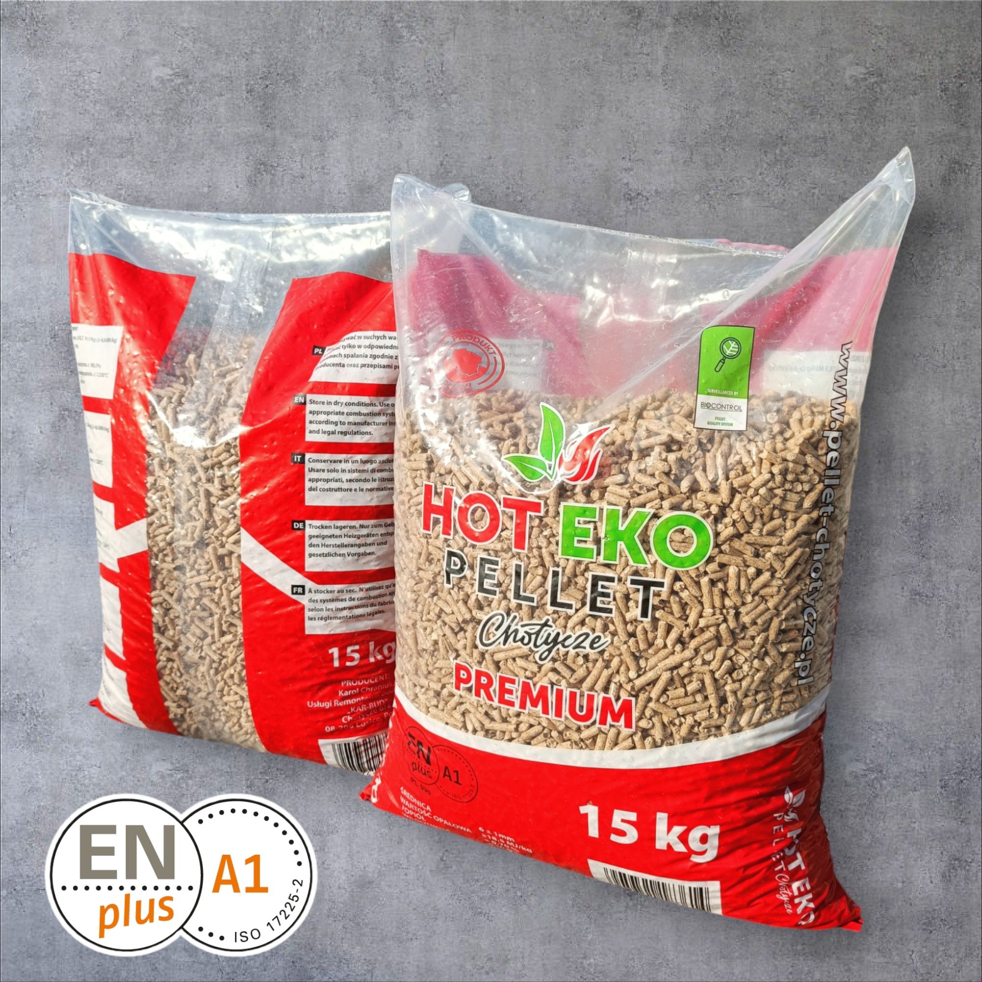 Polski Pellet Certyfikat PL090 HOT-EKO Chotycze A1 Pelet >18.5MJ