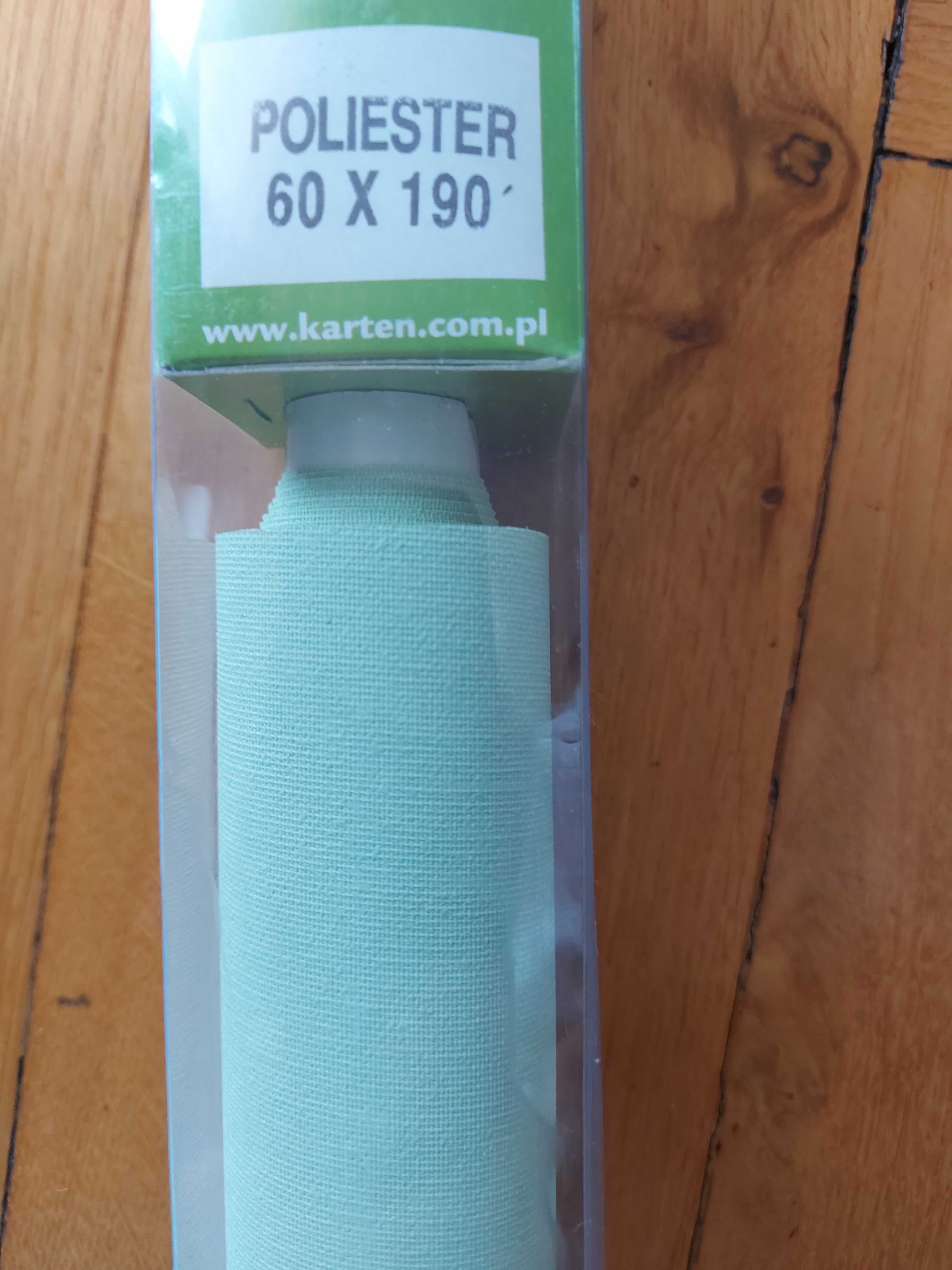 Roleta poliestrowa 60x190 - kolor seledynowy