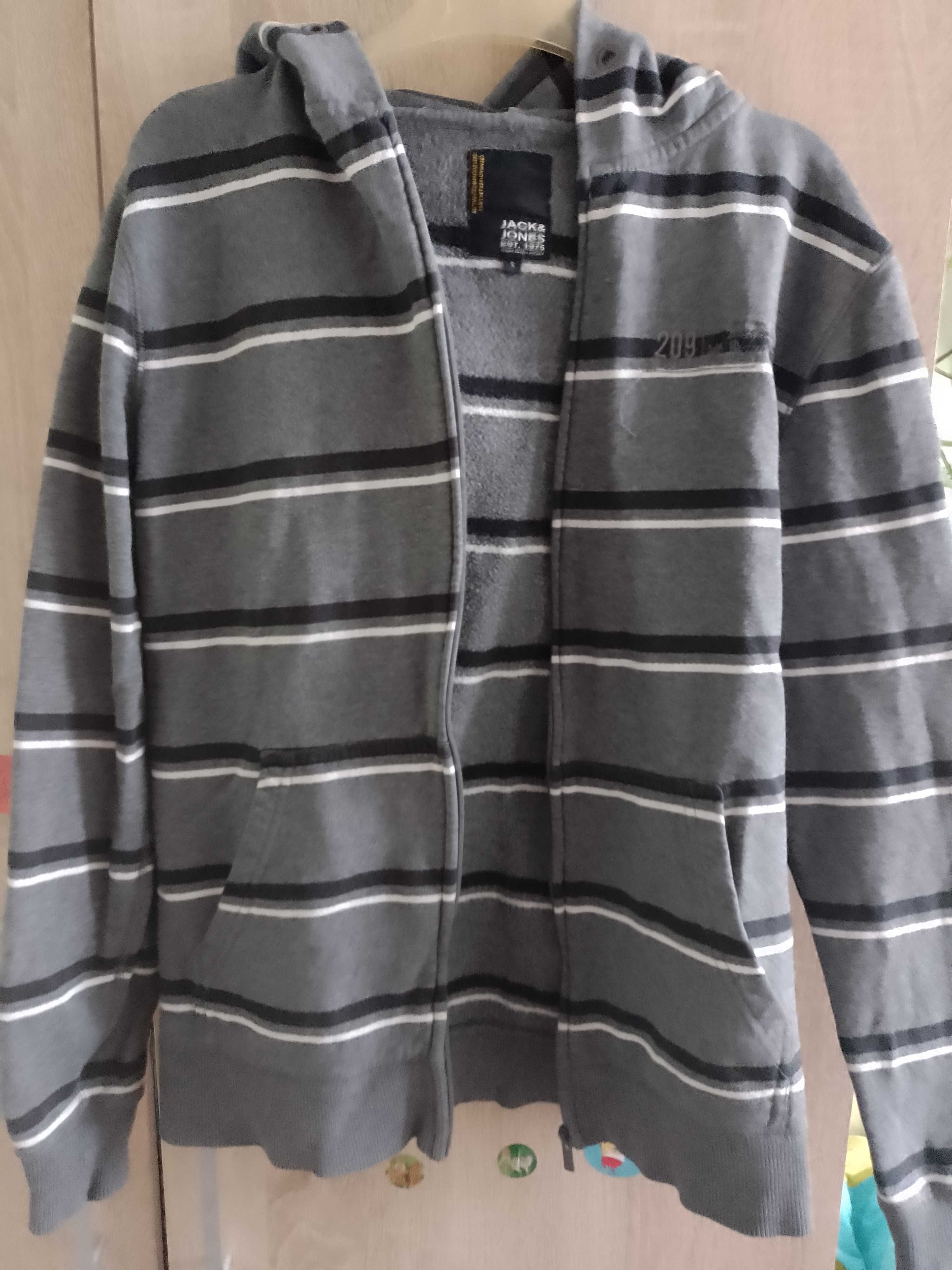 Bluza z kapturem w paski Jack Jones