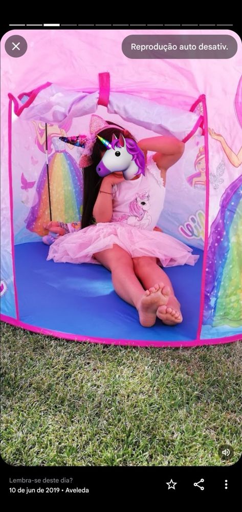 Tenda de brincar da Barbie
