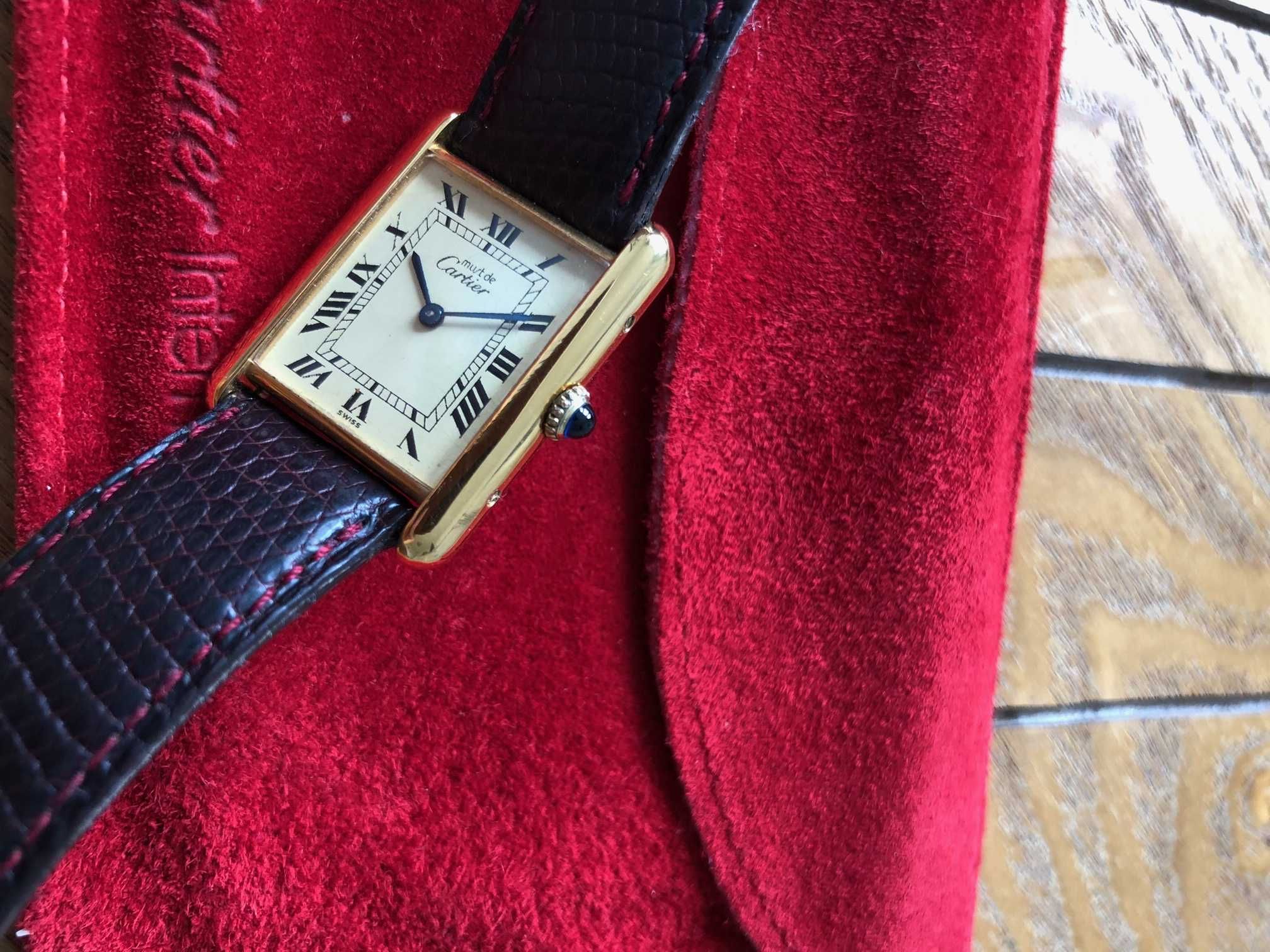 Cartier TANK Zegarek Męski Unisex