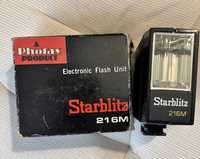 Starblitz 216m, sapata de flash Vintage para câmaras slr