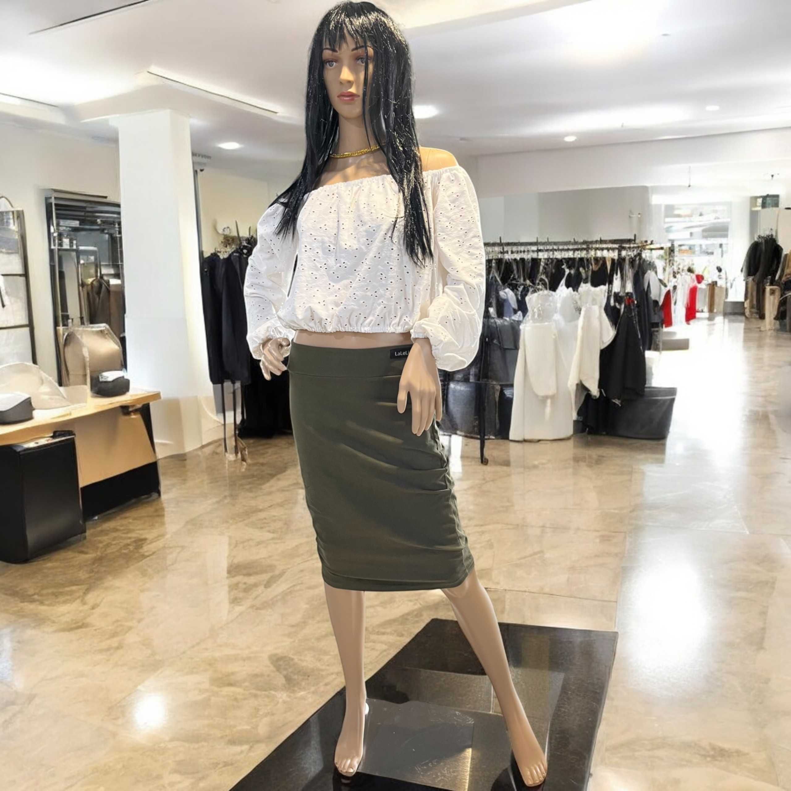 Manekin damski Wystawowy Sklepowy W zestawie Peruka 175cm