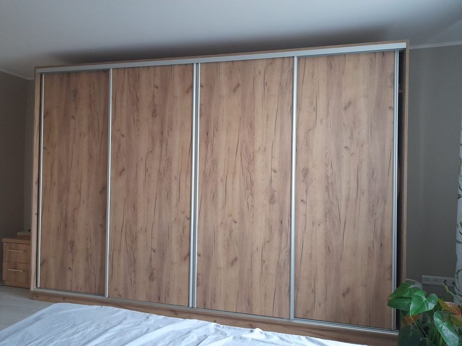 Meble do sypialni łóżko 220 szafa drzwi przesuwne nocny