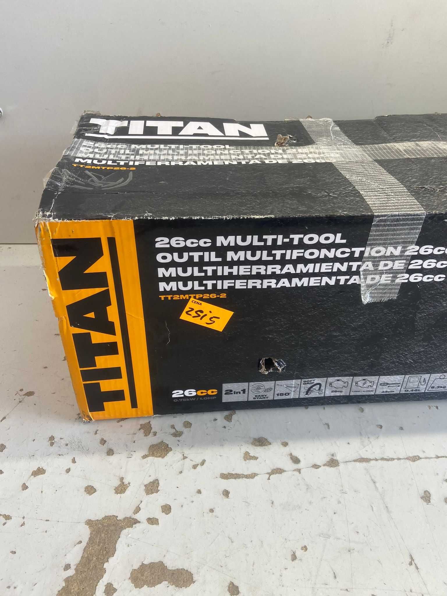 Titan TT2MTP26-2 kosa spalinowa 2w1 26cc 25I/5