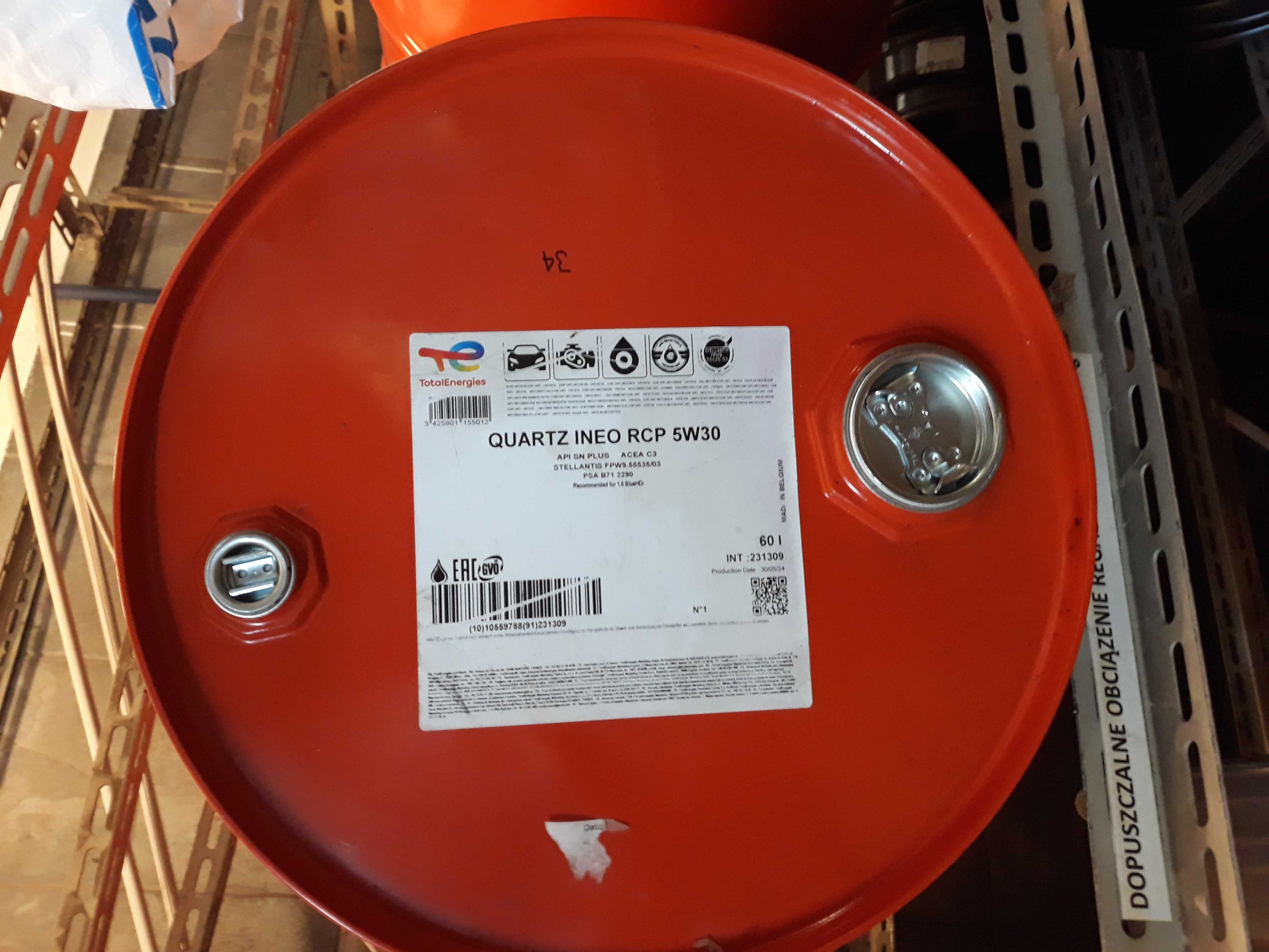 Beczka metalowa 60l po oleju