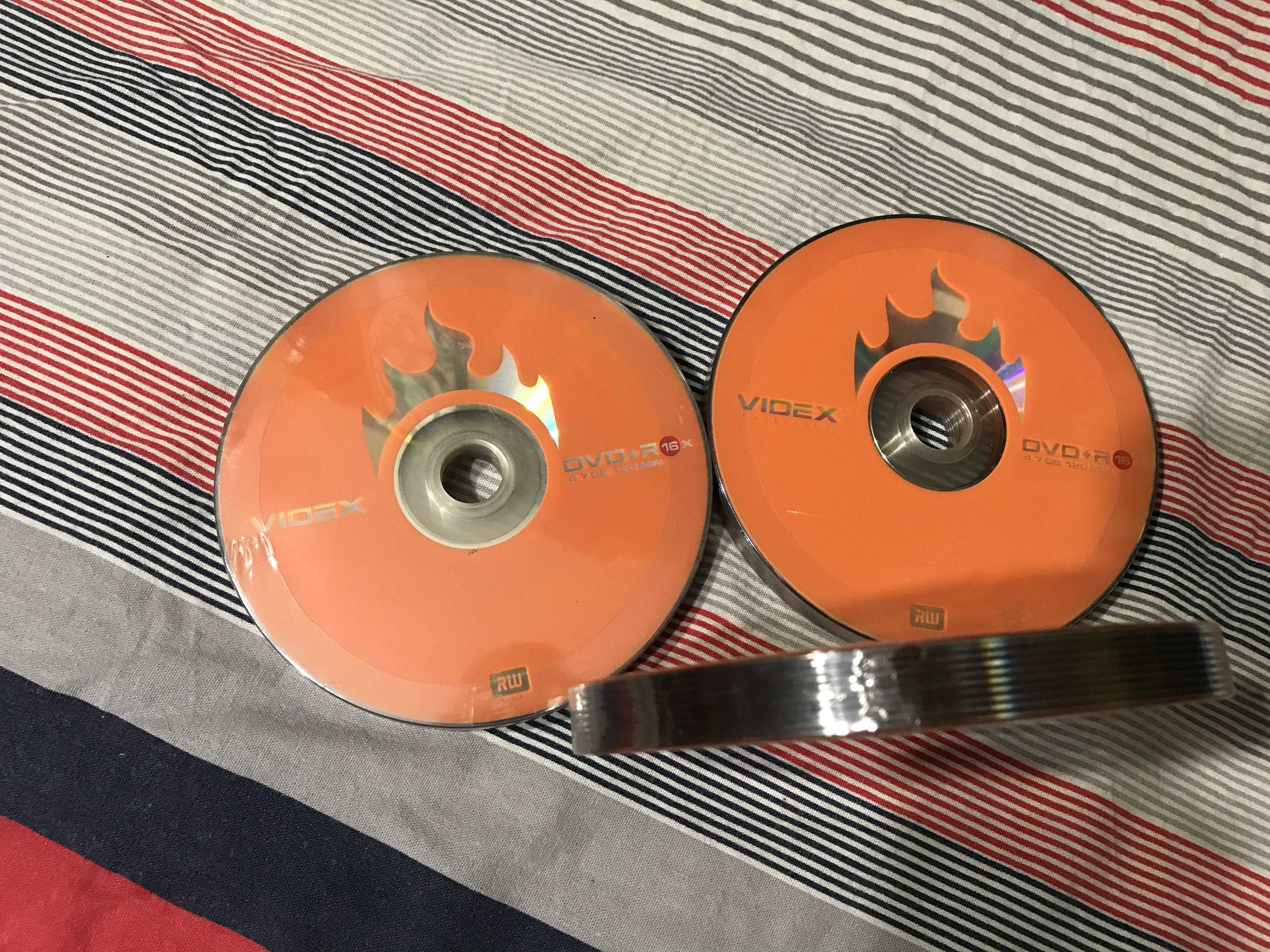 диски DVD+R Videx 4.7Gb 16x bulk10