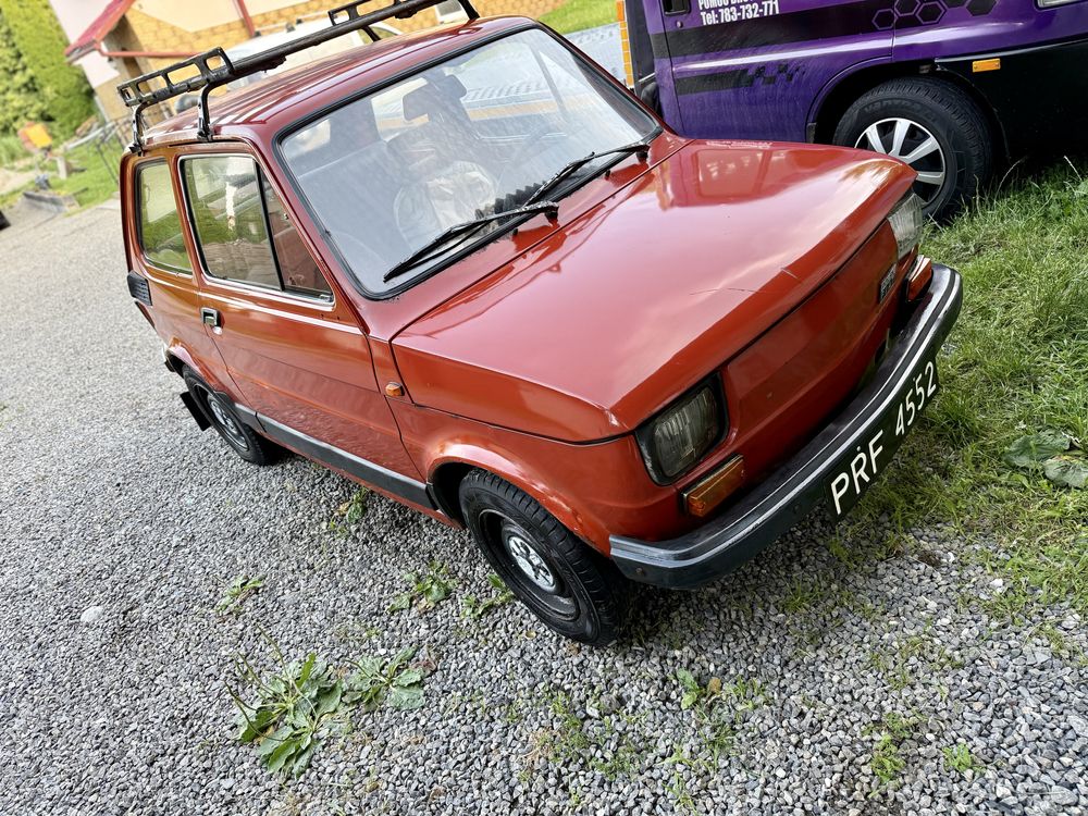 Fiat 126p FL 89r czarna tablica sprawny