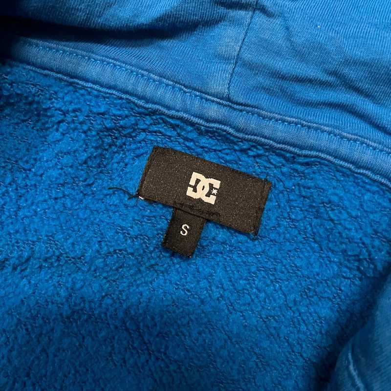 Vintage Bluza DC Shoes Big Logo Zip Up Hoodie Skater Y2K Vintage