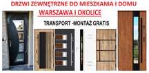 Drzwi zewnętrzne ,WEJŚCIOWE do mieszkania-wewnątrzklatkowe z montażem.